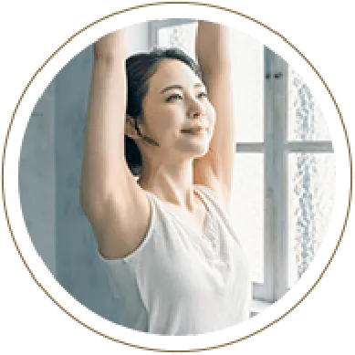 疲れにくく軽くなる